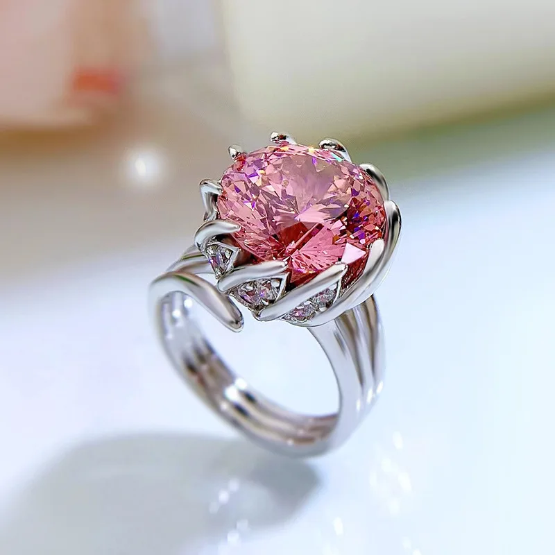 Wholesale of S925 Silver 7.5 Carat Rouge Powder Lotus Ring for Women's Wealthy Women's Advanced Sensation Ring
Wholesale of S925 Silver 7.5 Carat Rouge Powder Lotus Ring for Women's Wealthy Women's Advanced Sensation Ring