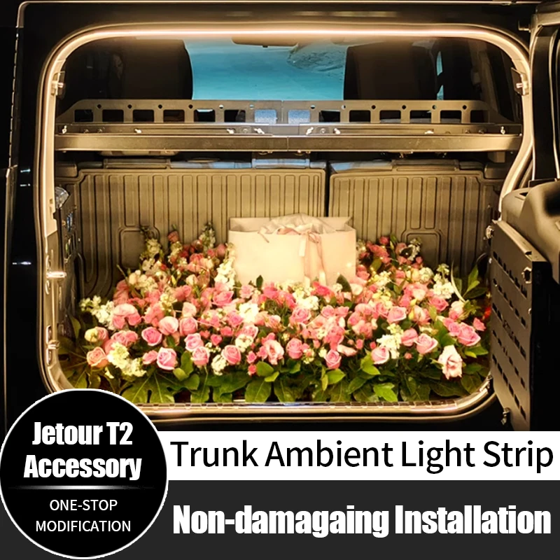 350cm For Chery Jetour T2 Traveler 2023+ Trunk LED Light Strip Ambient Decoration Lights Trim Car Interior Accessories
350cm For Chery Jetour T2 Traveler 2023+ Trunk LED Light Strip Ambient Decoration Lights Trim Car Interior Accessories