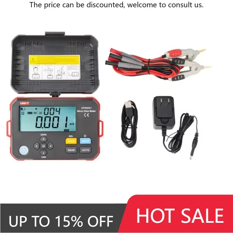 UT620C+ Micro-ohmmeter For Measure Telecommunications Power Distribution Systems Petrochemicals Grounding Systems Resistance
UT620C+ Micro-ohmmeter For Measure Telecommunications Power Distribution Systems Petrochemicals Grounding Systems Resistance