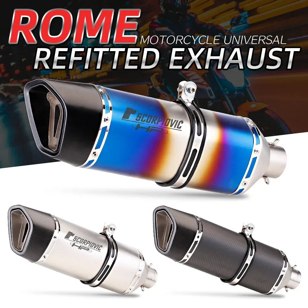 Original Motorcycle Exhaust Muffler, 470MM Carbon Fiber Modified Exhaust for DB Killer, TMAX530,Z900,CBR500, trk502,ZX10R,ZX6R
Original Motorcycle Exhaust Muffler, 470MM Carbon Fiber Modified Exhaust for DB Killer, TMAX530,Z900,CBR500, trk502,ZX10R,ZX6R