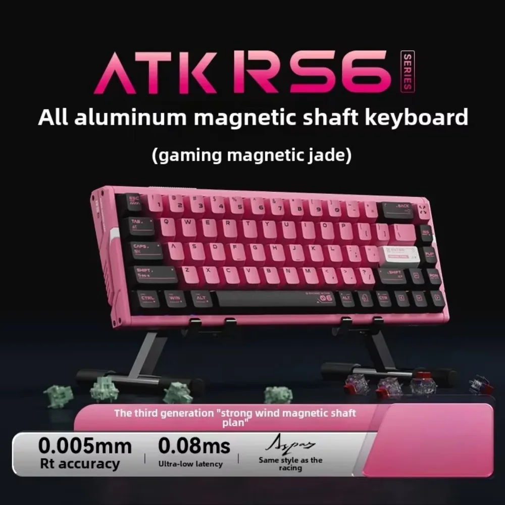 ATK RS6 клавиатура с магнитной осью для киберспорта, высококачественная игровая алюминиевая куска, сверхнизкая задержка, частота запуска 8 кГц, такое occupation
ATK RS6 клавиатура с магнитной осью для киберспорта, высококачественная игровая алюминиевая куска, сверхнизкая задержка, частота запуска 8 кГц, такое occupation