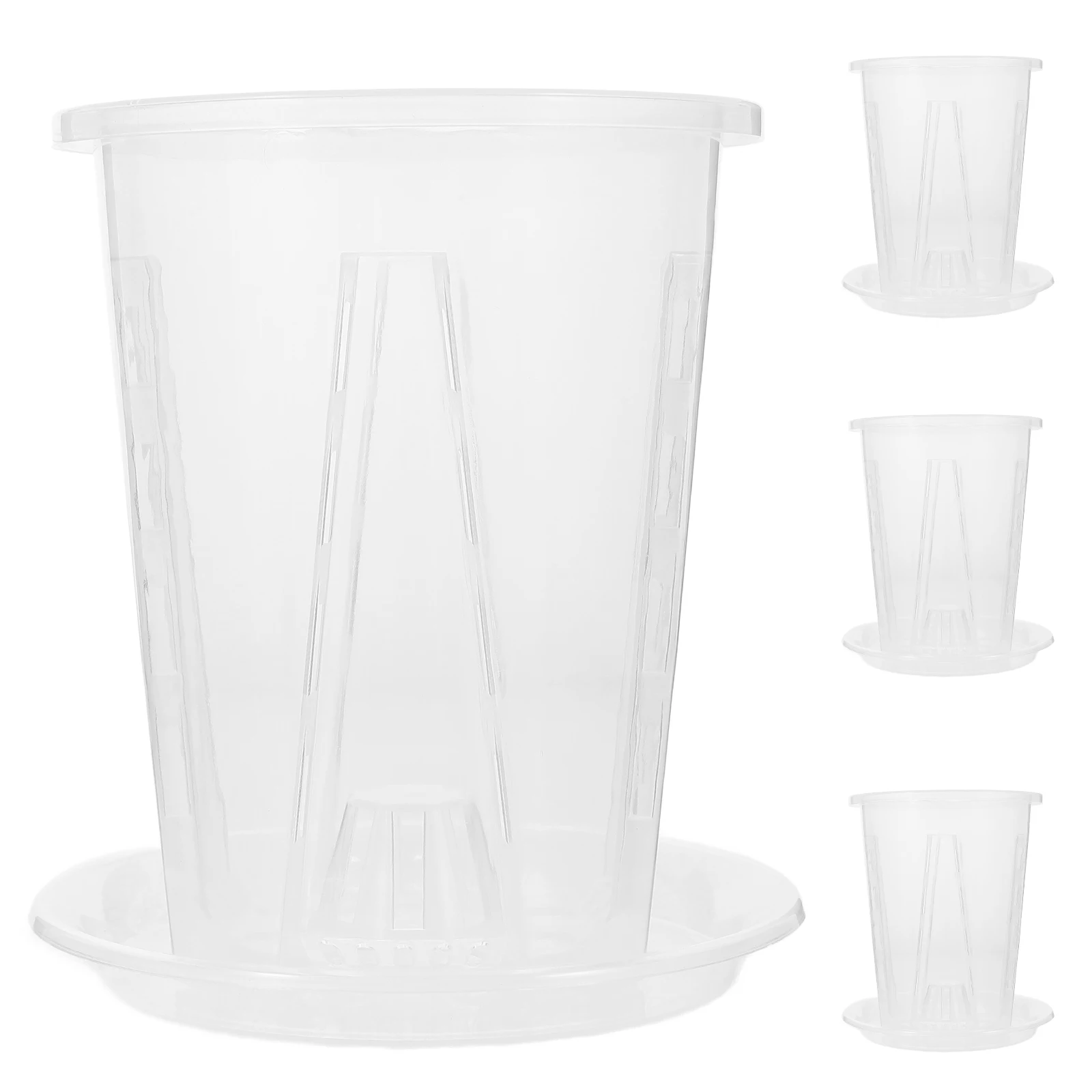 4 Sets Orchid Pots Clear Plastic Plant Nursery Phalaenopsis Flower Pot with Holes Drainage SystemRoot Aeration
4 Sets Orchid Pots Clear Plastic Plant Nursery Phalaenopsis Flower Pot with Holes Drainage SystemRoot Aeration