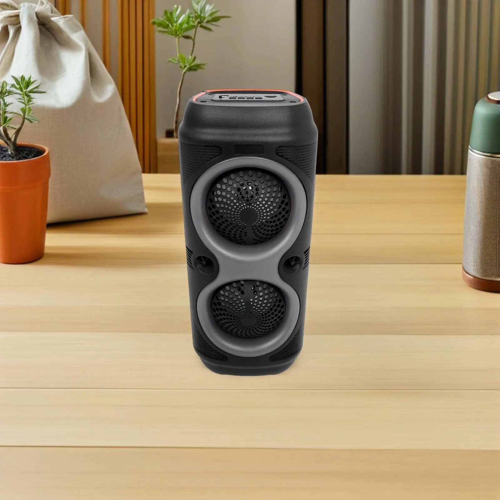 1Set Portable Speaker Rgb Lights Deep Bass USB Mic Connection Wireless Party Outdoor Camping Karaoke Mini Wireless
1Set Portable Speaker Rgb Lights Deep Bass USB Mic Connection Wireless Party Outdoor Camping Karaoke Mini Wireless