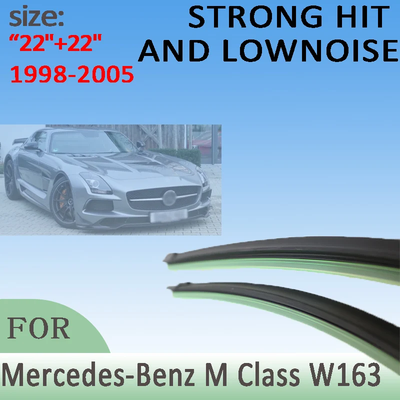 For Mercedes-Benz M Class W163 1998-2005 1999 Wiper Front Wiper Blades Windshield Windscreen Window Brushes 22"+22"
For Mercedes-Benz M Class W163 1998-2005 1999 Wiper Front Wiper Blades Windshield Windscreen Window Brushes 22"+22"