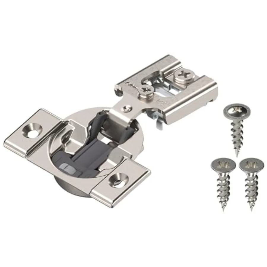 Compact OTION Hinge,1/2" Overlay, 105° Opening Angle, Steel, Integrated Soft-Close Hinges for Face Frame Cabinets
Compact OTION Hinge,1/2" Overlay, 105° Opening Angle, Steel, Integrated Soft-Close Hinges for Face Frame Cabinets