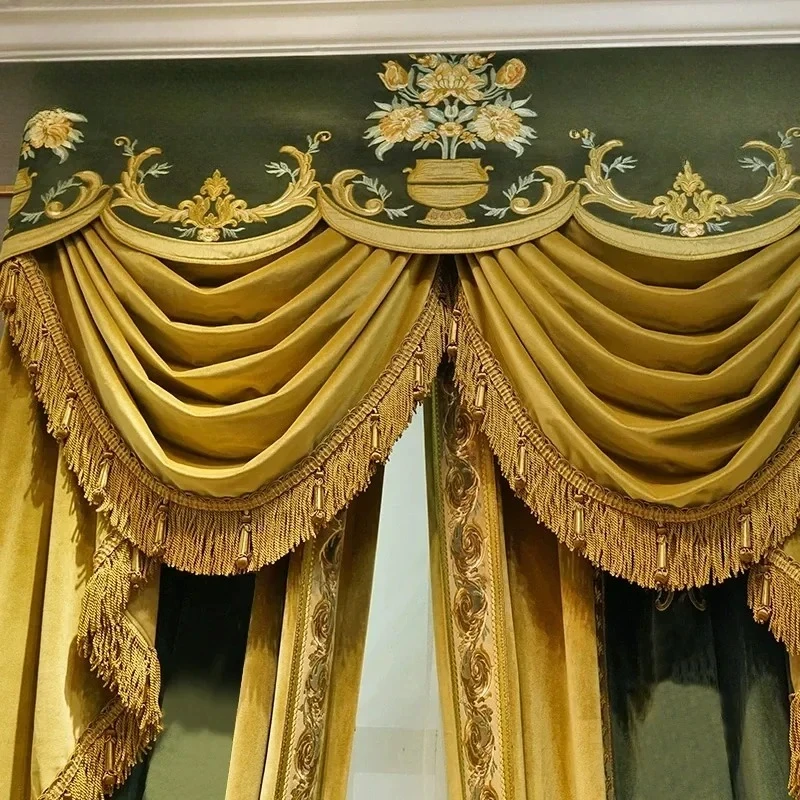 Custom size Fashion luxury European Curtains for Living Room Olive Green Velvet Fabric Custom Curtains for Bedroom Decor
Custom size Fashion luxury European Curtains for Living Room Olive Green Velvet Fabric Custom Curtains for Bedroom Decor