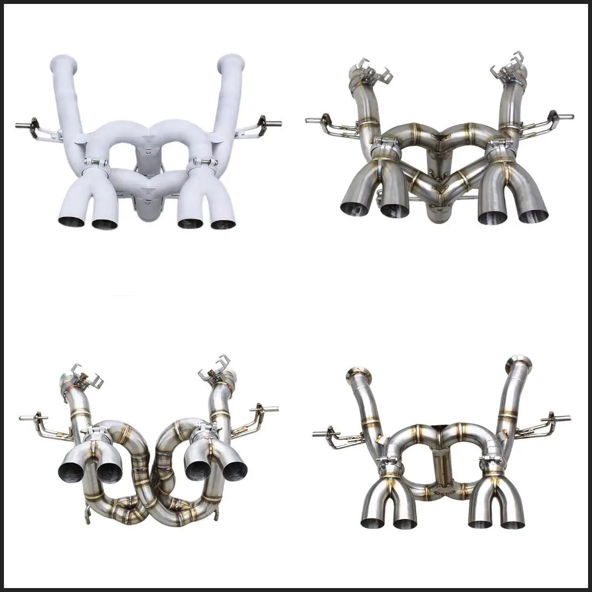 Racing Track Exhaust No Valved Exhaust Pipes With White Ceramic Insulation For Lamborghini Revuelto 6.5L V12 2023-2025 304SS
Racing Track Exhaust No Valved Exhaust Pipes With White Ceramic Insulation For Lamborghini Revuelto 6.5L V12 2023-2025 304SS