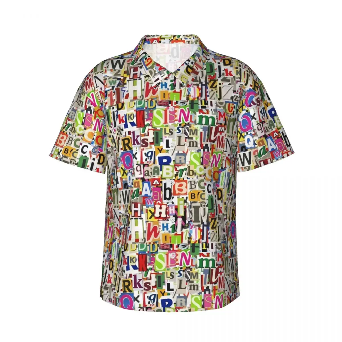 Newspaper Clippings Vacation Shirt Colorful Letter Hawaii Casual Shirts Men Vintage Blouses Short Sleeve Harajuku Custom Clothes
Newspaper Clippings Vacation Shirt Colorful Letter Hawaii Casual Shirts Men Vintage Blouses Short Sleeve Harajuku Custom Clothes