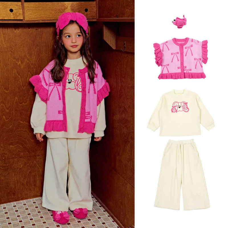 spot BEBEBEBE Fall Winter 2023 Girls Velvet Sweatshirt Set Cute Puppy Wool Vest Set
spot BEBEBEBE Fall Winter 2023 Girls Velvet Sweatshirt Set Cute Puppy Wool Vest Set