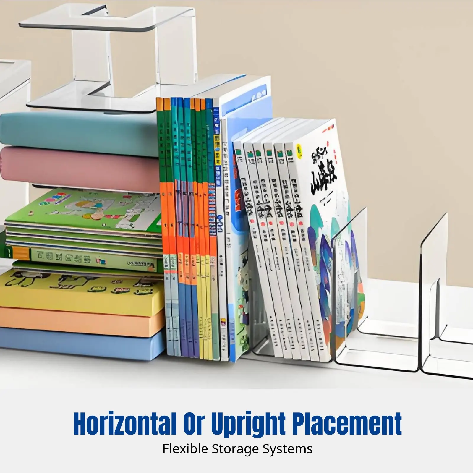 Acrylic Bookend, Desktop Study Rack, Transparent Book Holder, Thickened Material, Space Organizer, Multi-Size, Random Color
Acrylic Bookend, Desktop Study Rack, Transparent Book Holder, Thickened Material, Space Organizer, Multi-Size, Random Color