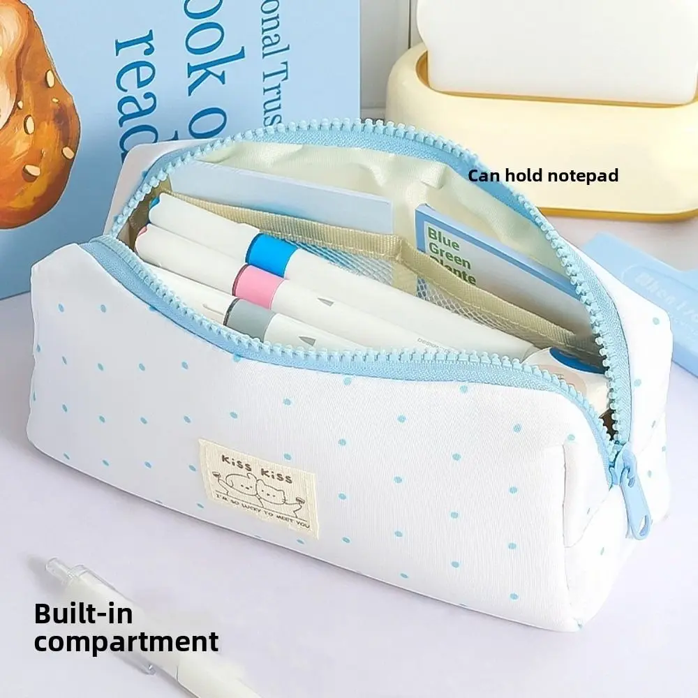 Cloth Korean Dots Pen Bag Cute Animal Cartoon Polka Dot Stationery Bag Dot Milk Puff Kitten Hand-held Pencil Pouch School
Cloth Korean Dots Pen Bag Cute Animal Cartoon Polka Dot Stationery Bag Dot Milk Puff Kitten Hand-held Pencil Pouch School
