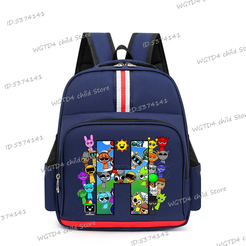Funny Sprunki Letter H Primary Student Backpack Boys Girls Navy Blue Small Shoulder Bag Cartoon Sprunki 26 Alphabet Kid Backpack
Funny Sprunki Letter H Primary Student Backpack Boys Girls Navy Blue Small Shoulder Bag Cartoon Sprunki 26 Alphabet Kid Backpack