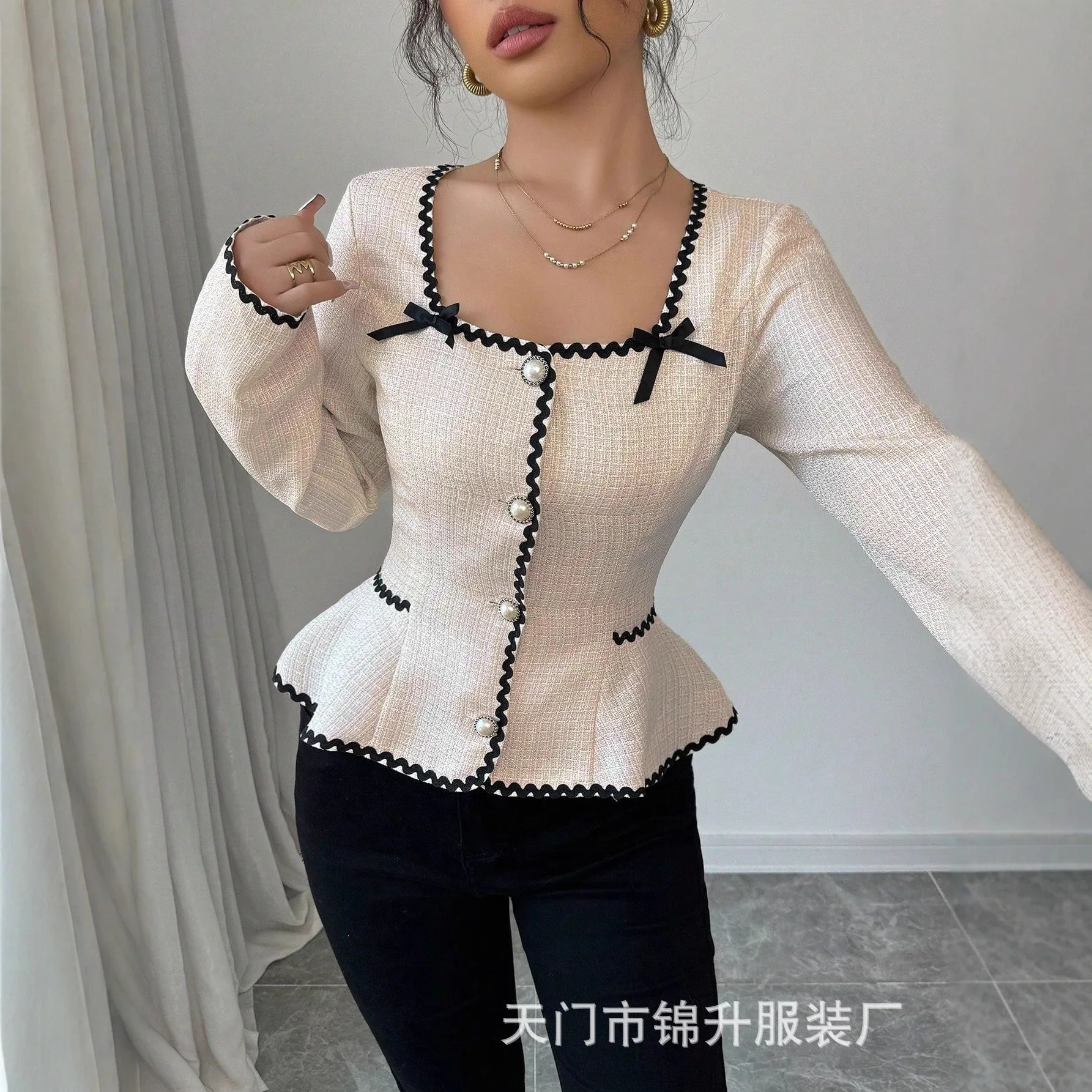 Women's Lady-style Square-neck Coat, Elegant And Slimming Top With A Cinched Waist Summer Dresses 2026 Vestidos Outfits Maxi
Women's Lady-style Square-neck Coat, Elegant And Slimming Top With A Cinched Waist Summer Dresses 2026 Vestidos Outfits Maxi