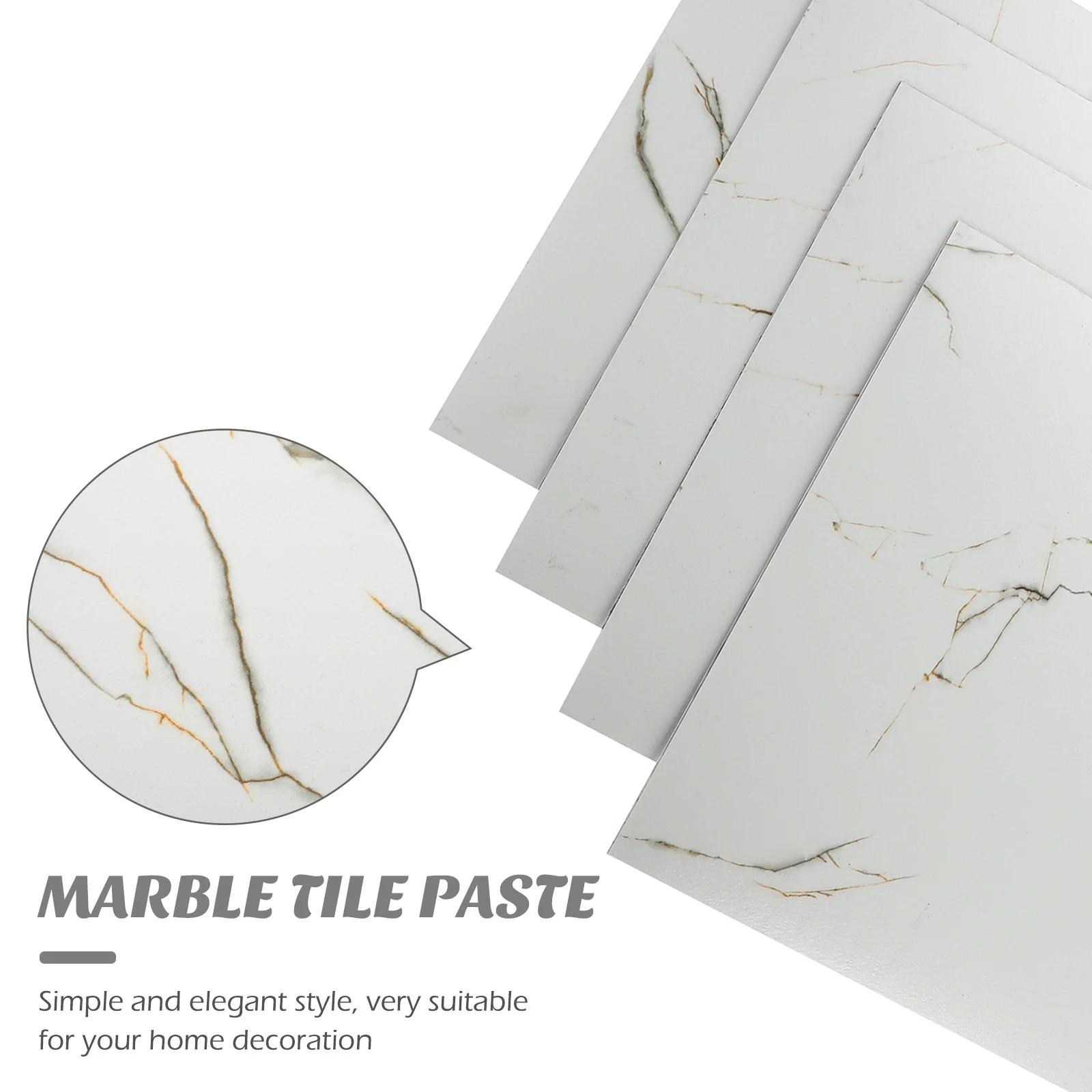 4pcs Stone Plastic Floor Marble Flooring Sticker Tile Home Decor Household Pvc Self Adhesive Anti Slip Garden Supplies
4pcs Stone Plastic Floor Marble Flooring Sticker Tile Home Decor Household Pvc Self Adhesive Anti Slip Garden Supplies