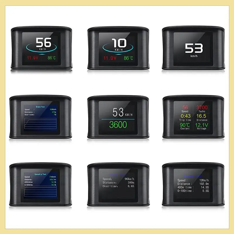 Автомобильный цифровой счетчик OBD HUD P10 2,2-дюймовый ЖК-экран, пластиковые автомобильные принадлежности, умный цифровой прибор, проекционный дисплей
Автомобильный цифровой счетчик OBD HUD P10 2,2-дюймовый ЖК-экран, пластиковые автомобильные принадлежности, умный цифровой прибор, проекционный дисплей