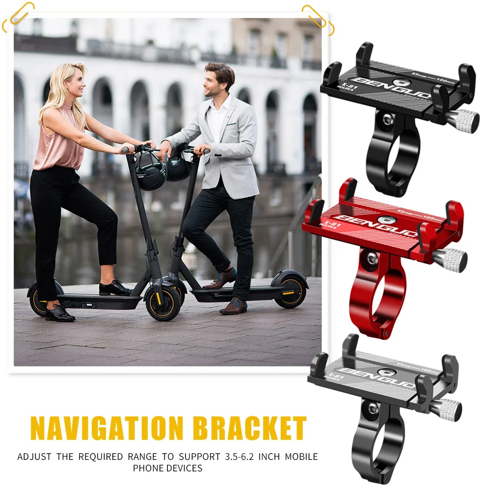 Practical Electric Scooter Bike Mount Bicycle Handlebar Phone Holder Multi-functional Classic Clips Stand
Practical Electric Scooter Bike Mount Bicycle Handlebar Phone Holder Multi-functional Classic Clips Stand