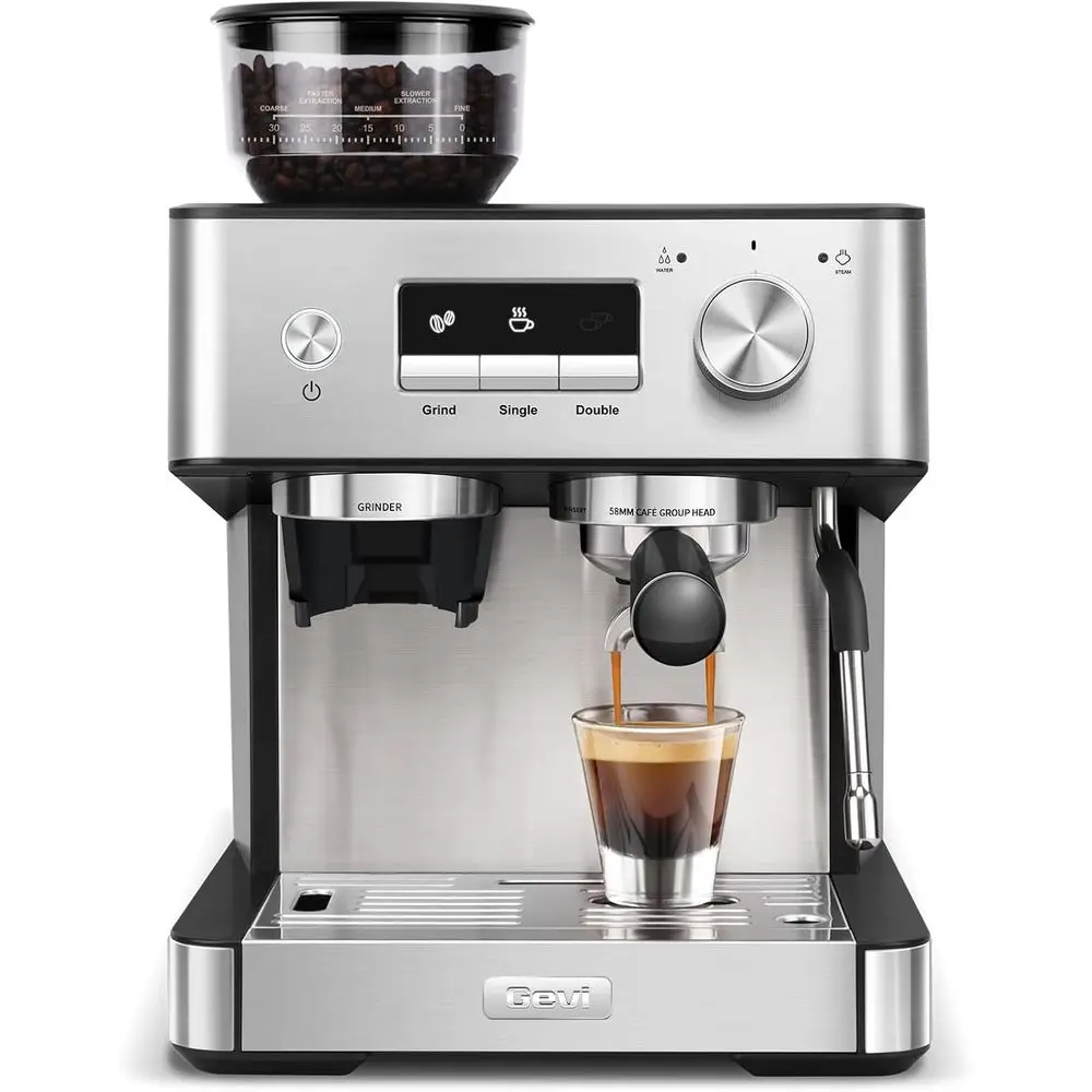 (2026 Upgrade) 20 Bar hine with Grinder & Milk rother, Proional Coee Maker or Home, puccino & Latte, Removable Water Tank, Steam
(2026 Upgrade) 20 Bar hine with Grinder & Milk rother, Proional Coee Maker or Home, puccino & Latte, Removable Water Tank, Steam