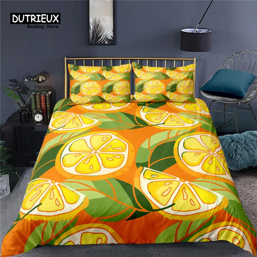 Luxury 3D Fruit Lemon Print Home Living Comfortable Duvet Cover Pillowcase Kid Bedding Set Queen and King EU/US/AU/UK Size
Luxury 3D Fruit Lemon Print Home Living Comfortable Duvet Cover Pillowcase Kid Bedding Set Queen and King EU/US/AU/UK Size