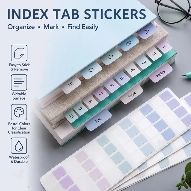 Fromthenon Notebook Writable Index Tabs Sticker Self-Adhesive Journal Planner Index Tabs Stickers School Office Supplies
Fromthenon Notebook Writable Index Tabs Sticker Self-Adhesive Journal Planner Index Tabs Stickers School Office Supplies
