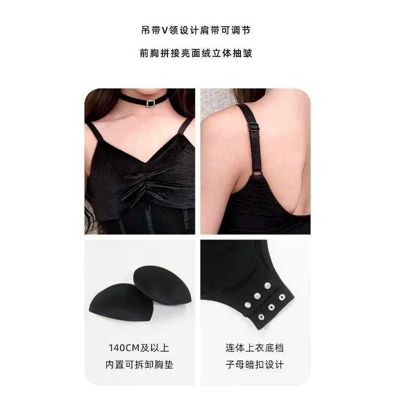 Childrens Latin dance outfitstraplessonepiecedresswithfrillskirtset for girls dance practiceand performanceattiresummerversion
Childrens Latin dance outfitstraplessonepiecedresswithfrillskirtset for girls dance practiceand performanceattiresummerversion