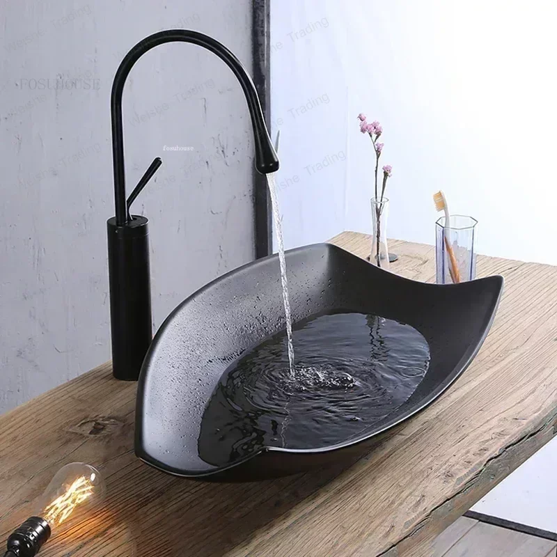 Nordic Ceramics Bathroom Sinks Countertop Sinks Art Basin Special Shaped Bathroom Washbasin Designer Hotel Home Washing Sink Z
Nordic Ceramics Bathroom Sinks Countertop Sinks Art Basin Special Shaped Bathroom Washbasin Designer Hotel Home Washing Sink Z