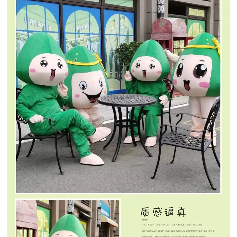 Christmas Zongzi Cartoon Mascot Puppet Costume Online Celebrity Zongzi Flyers Cute Costume Performance Clothes
Christmas Zongzi Cartoon Mascot Puppet Costume Online Celebrity Zongzi Flyers Cute Costume Performance Clothes