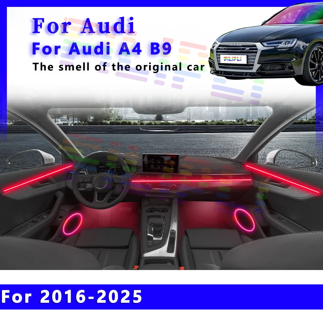Для Audi A4 B9 2016-2025 акриловые полосы окружающего освещения с высоким выходом люмена, легко чистящиеся, пользовательские световые эффекты
Для Audi A4 B9 2016-2025 акриловые полосы окружающего освещения с высоким выходом люмена, легко чистящиеся, пользовательские световые эффекты