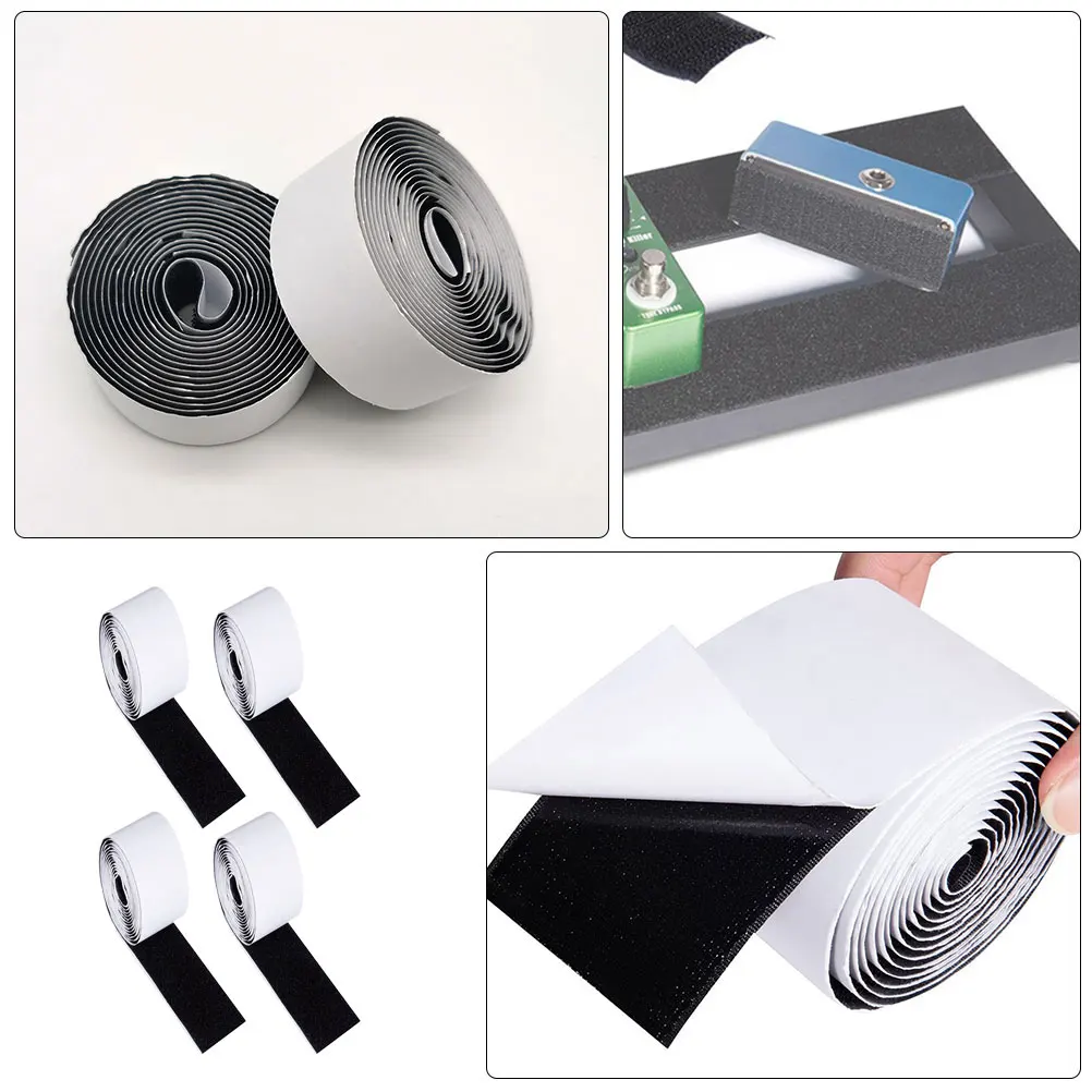 4 Rolls Install Tape Safe Guitar Pedal Fastener Hook and Loop Strong Adhesive Easy-to-use Strips Paper Reasonable Design 
4 Rolls Install Tape Safe Guitar Pedal Fastener Hook and Loop Strong Adhesive Easy-to-use Strips Paper Reasonable Design