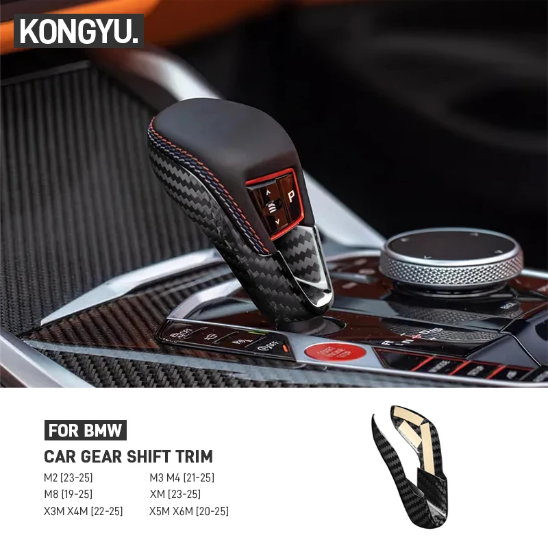 For BMW M2 G87 M3 G80 M4 G82 G83 M8 X3M F97 X4M F98 X5M F95 X6M F96 Lci XM Real Carbon Fiber Car Gear Shift Knob Cover
For BMW M2 G87 M3 G80 M4 G82 G83 M8 X3M F97 X4M F98 X5M F95 X6M F96 Lci XM Real Carbon Fiber Car Gear Shift Knob Cover