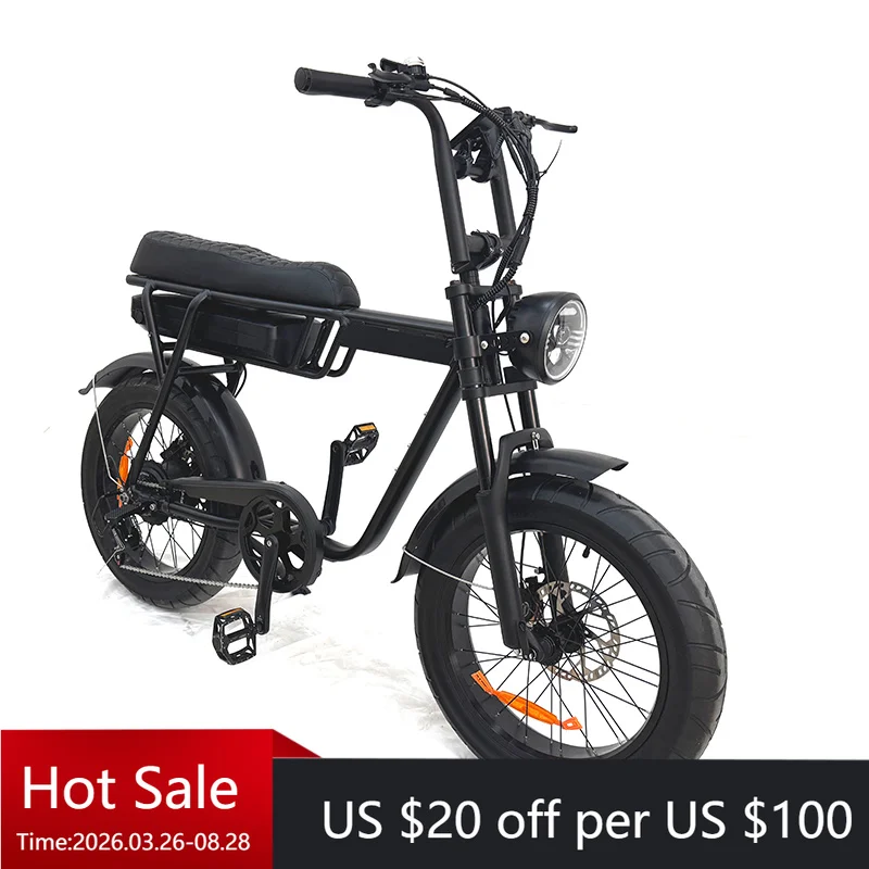 Tc European Union/US Warehouse Low Price 250W/750W/1000W Adult All Terrain Wide Tire Electric Mountain Bike 20 Inch Electric Bik
Tc European Union/US Warehouse Low Price 250W/750W/1000W Adult All Terrain Wide Tire Electric Mountain Bike 20 Inch Electric Bik