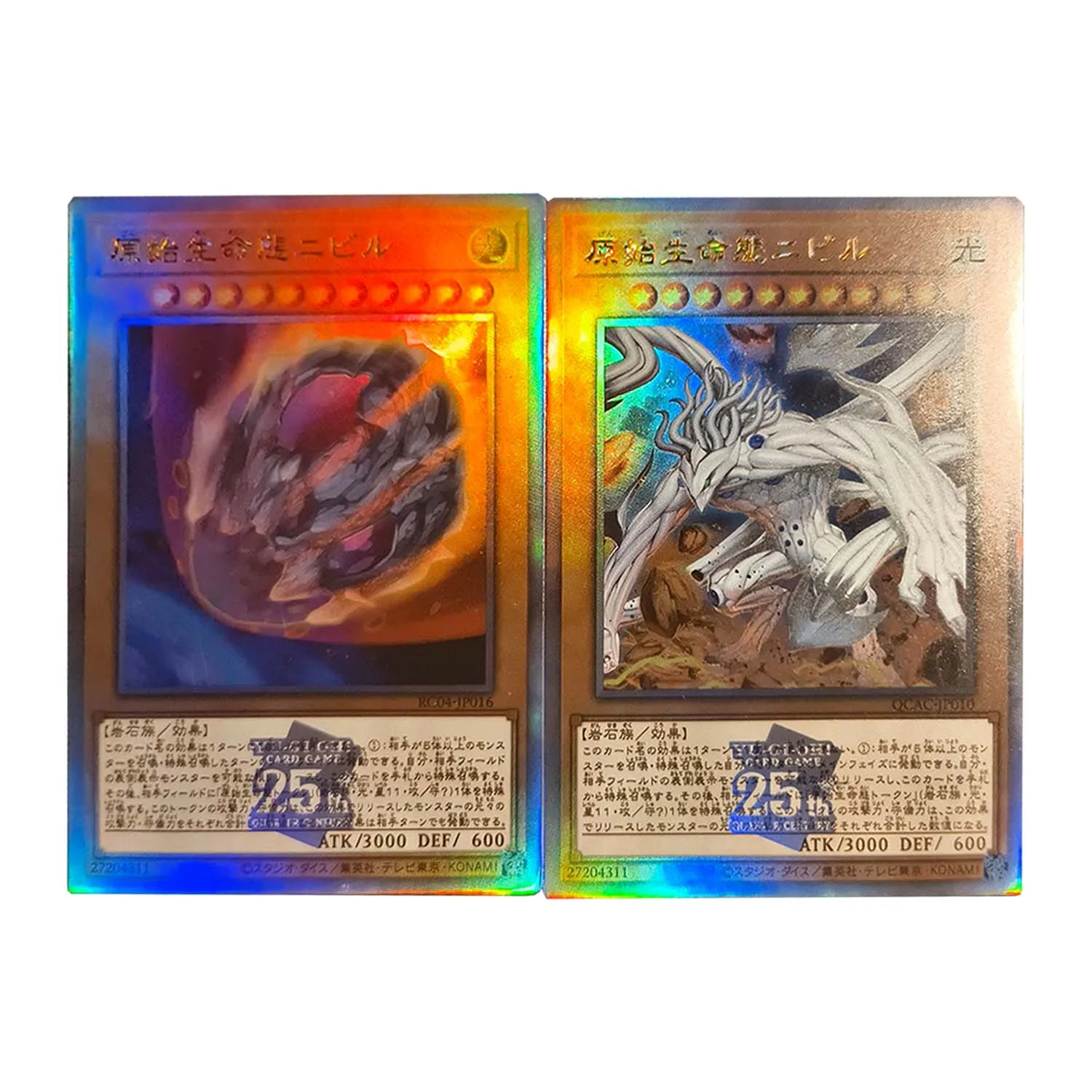 2Pcs/set 59X86Mm Diy Yu-Gi-Oh! Nibiru The Primal Being Collection Card Color Flash Nibiru The Primal Being Anime Card Gift Toys
2Pcs/set 59X86Mm Diy Yu-Gi-Oh! Nibiru The Primal Being Collection Card Color Flash Nibiru The Primal Being Anime Card Gift Toys