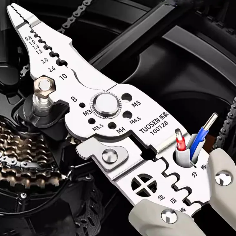 Multifunctional Wire Stripper Crimper Cable Cutter 4 in 1 Adjustable Wire Stripper Stripping Tools Crimping Pliers Terminal
Multifunctional Wire Stripper Crimper Cable Cutter 4 in 1 Adjustable Wire Stripper Stripping Tools Crimping Pliers Terminal