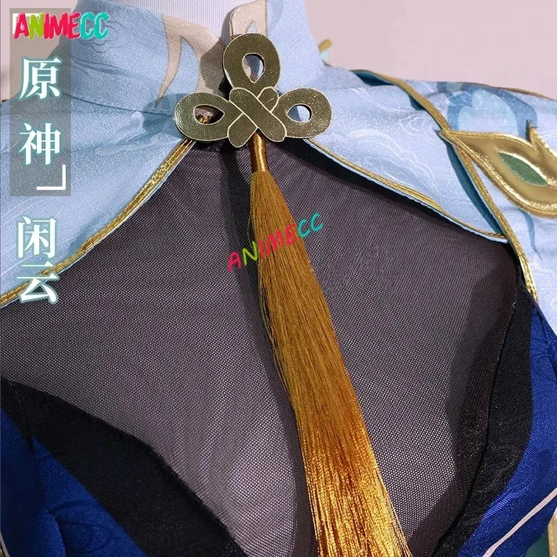 Aaa12 3ANIMECC Xianyun костюм парик Genshin Impact Cloud Retainer косплей платье очки серьги Хэллоуин вечерние для женщин 
Aaa12 3ANIMECC Xianyun костюм парик Genshin Impact Cloud Retainer косплей платье очки серьги Хэллоуин вечерние для женщин