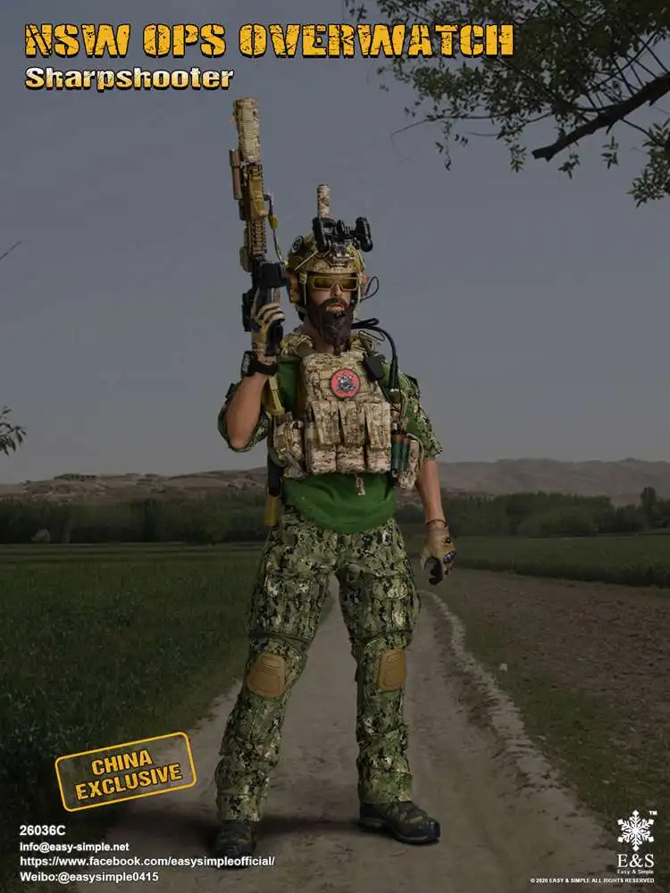 EASY&SIMPLE ES 26036C 1/6 US Navy SEALs Soldier Model Precision Shooter Limited Edition Full Set 12" Action Figure In Stock
EASY&SIMPLE ES 26036C 1/6 US Navy SEALs Soldier Model Precision Shooter Limited Edition Full Set 12" Action Figure In Stock