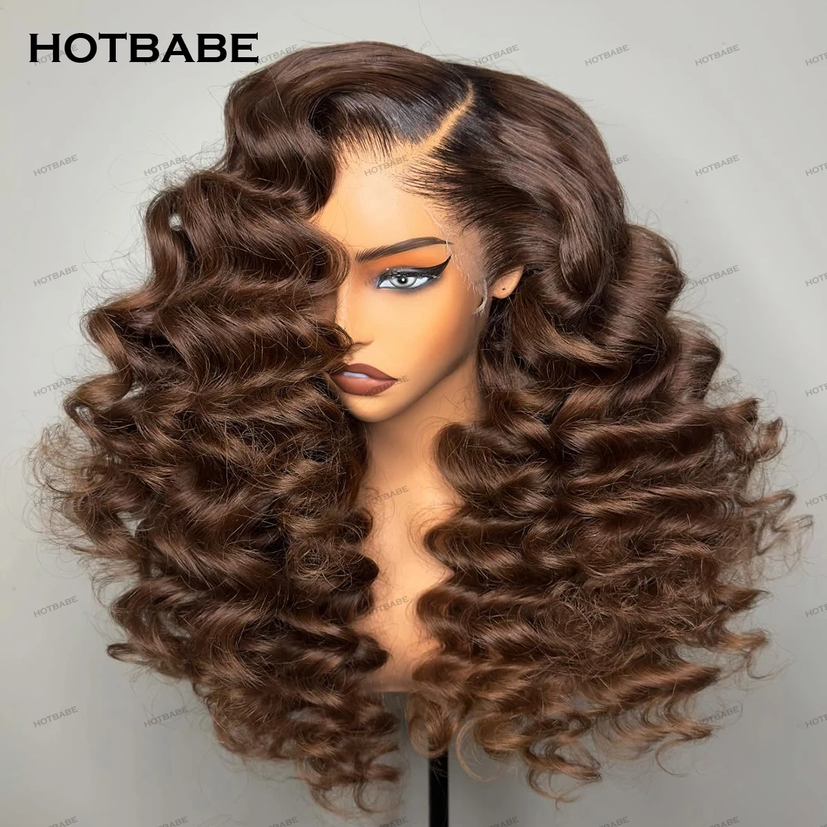 Brown Colored Human Hair Wig Glueless 13x6 HD Transparent Lace Front Wig Loose Wave 450% Density HD Lace Frontal Wig Preplucked
Brown Colored Human Hair Wig Glueless 13x6 HD Transparent Lace Front Wig Loose Wave 450% Density HD Lace Frontal Wig Preplucked