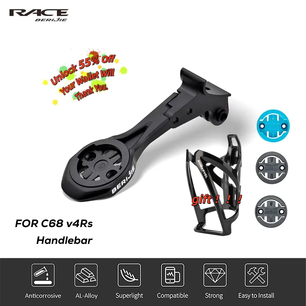 Крепление для велокомпьютера BERIJIE из алюминиевого сплава, совместимое с GPS-устройствами Garmin, Bryton, Wahoo, для интегрированного руля C68 V4RS CC.01
Крепление для велокомпьютера BERIJIE из алюминиевого сплава, совместимое с GPS-устройствами Garmin, Bryton, Wahoo, для интегрированного руля C68 V4RS CC.01