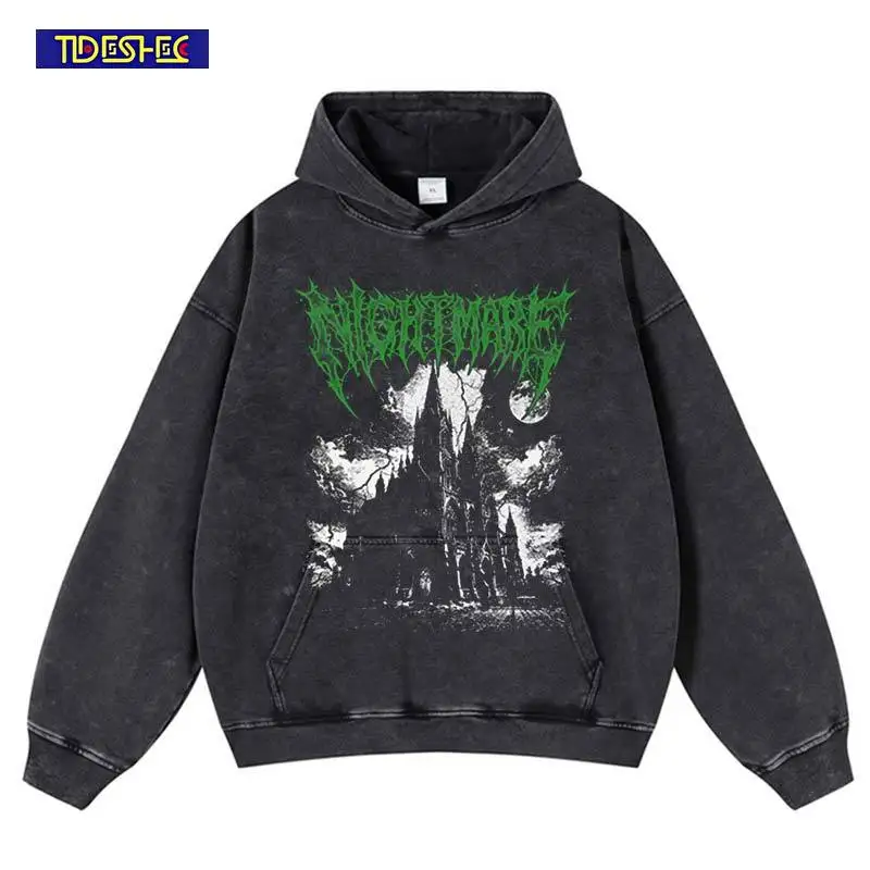 Harajuku Streetwear Hip Hop Vintage Washed Green Letters Castle Print Pullover Stretwear Hoodie Loose Oversize Sweatshirt Hooded
Harajuku Streetwear Hip Hop Vintage Washed Green Letters Castle Print Pullover Stretwear Hoodie Loose Oversize Sweatshirt Hooded