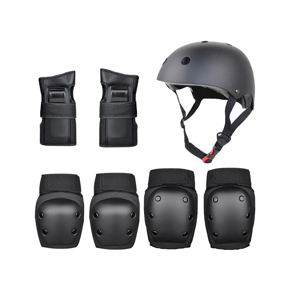 7pcs Kids Protective Gear Set Black Includes Wrist Guards Knee Pads Elbow Pads for Children Cycling Safety Durable
7pcs Kids Protective Gear Set Black Includes Wrist Guards Knee Pads Elbow Pads for Children Cycling Safety Durable