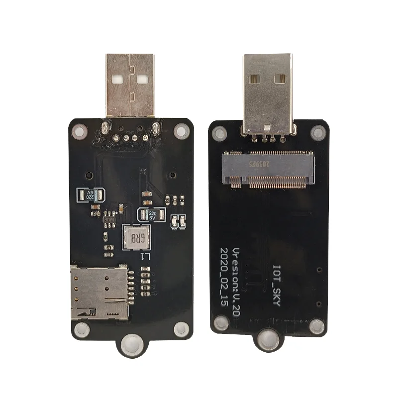 NGFF M.2 to USB Adapter Card Development Key board With Nano SIM Card Slot For EM05-E EM06-E EM12-G EM7355 ME906E EM160R-GL
NGFF M.2 to USB Adapter Card Development Key board With Nano SIM Card Slot For EM05-E EM06-E EM12-G EM7355 ME906E EM160R-GL