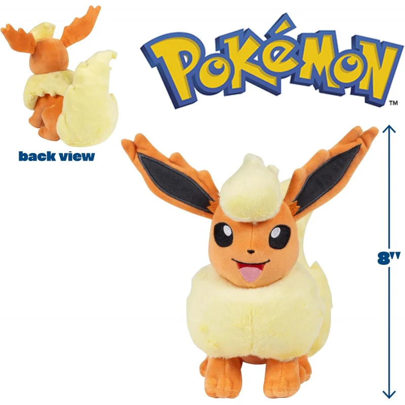 Pokémon 8" Flareon Plush Eevee Evolution Soft Stuffed Animal Toy Figure Gift for Kids Boys Girls
Pokémon 8" Flareon Plush Eevee Evolution Soft Stuffed Animal Toy Figure Gift for Kids Boys Girls