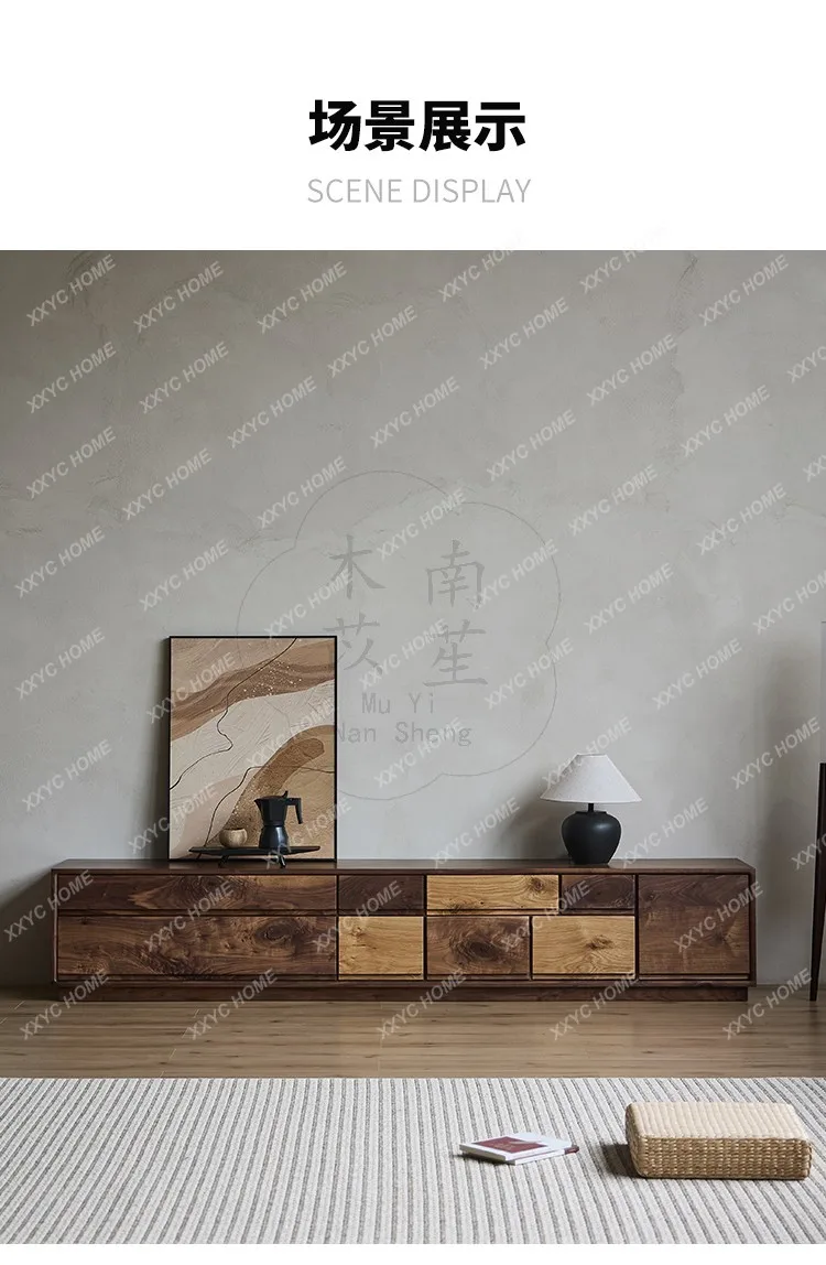 YYSolid wood floor-to-ceiling TV simple bucket cabinet wabi sandy wind storage
YYSolid wood floor-to-ceiling TV simple bucket cabinet wabi sandy wind storage