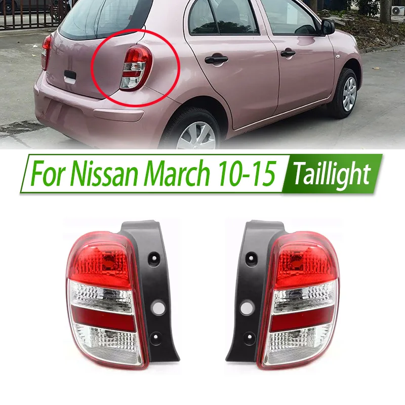 For Nissan March 10-15 Car Taillight Assembly OEM Style Rear Lamp with Turn Signal Reverse Light Direct Fit Replacement
For Nissan March 10-15 Car Taillight Assembly OEM Style Rear Lamp with Turn Signal Reverse Light Direct Fit Replacement
