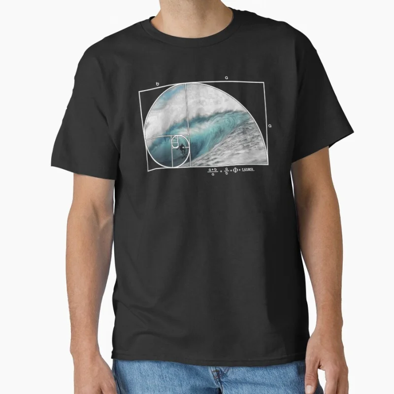 Fibonacci Surf Wave Sacred Geometry Symbol Gift t shirt Large size Tops Graphic Print men's Clothes
Fibonacci Surf Wave Sacred Geometry Symbol Gift t shirt Large size Tops Graphic Print men's Clothes