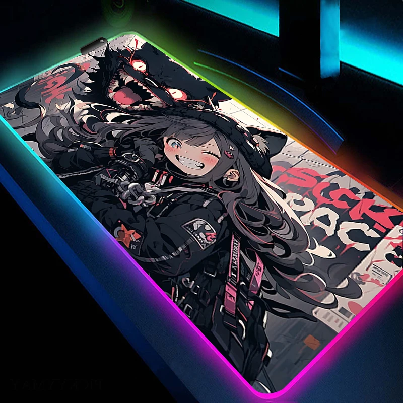 RGB Large Gaming Mouse Pad Anime Locking Edge Desk Mat LED Cute Non-Slip Mousepad Gamer Mouse Mat Kawaii HD Print Keyboard Pads
RGB Large Gaming Mouse Pad Anime Locking Edge Desk Mat LED Cute Non-Slip Mousepad Gamer Mouse Mat Kawaii HD Print Keyboard Pads