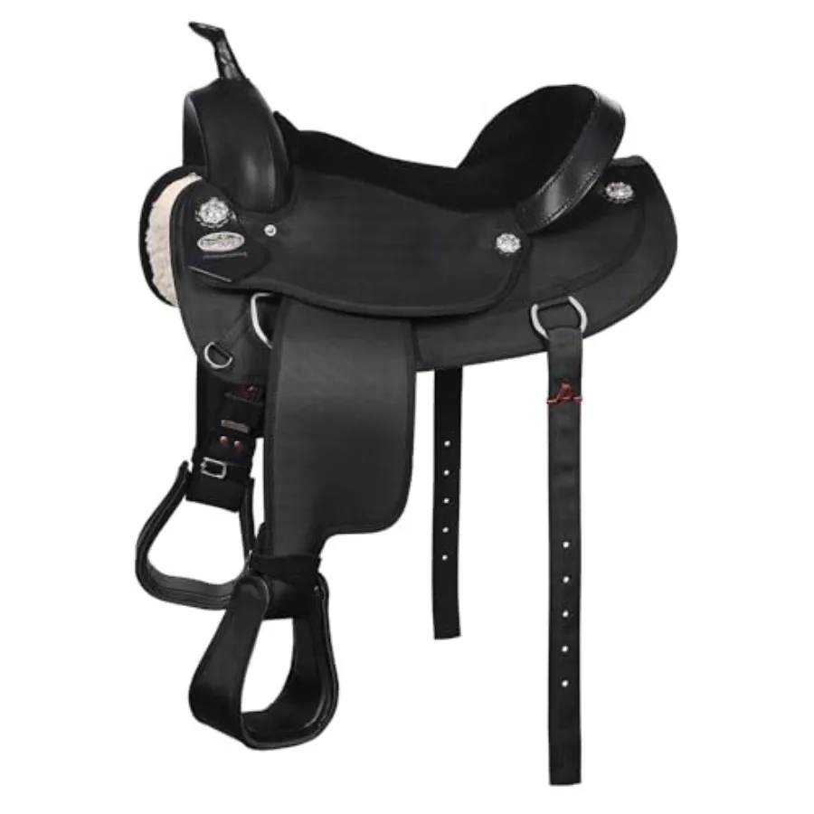 Trail Pleasure Western Horse Saddle for Horses Cordura Synthetic Material Brown Lightweight and Durable Design
Trail Pleasure Western Horse Saddle for Horses Cordura Synthetic Material Brown Lightweight and Durable Design