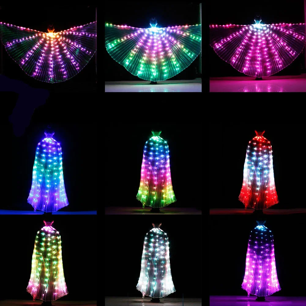 Remote Control LED Wings APP Dreamcolor Luminous Butterfly Isis Wings Belly Dancing Costumes Carnival Party Shows Props
Remote Control LED Wings APP Dreamcolor Luminous Butterfly Isis Wings Belly Dancing Costumes Carnival Party Shows Props