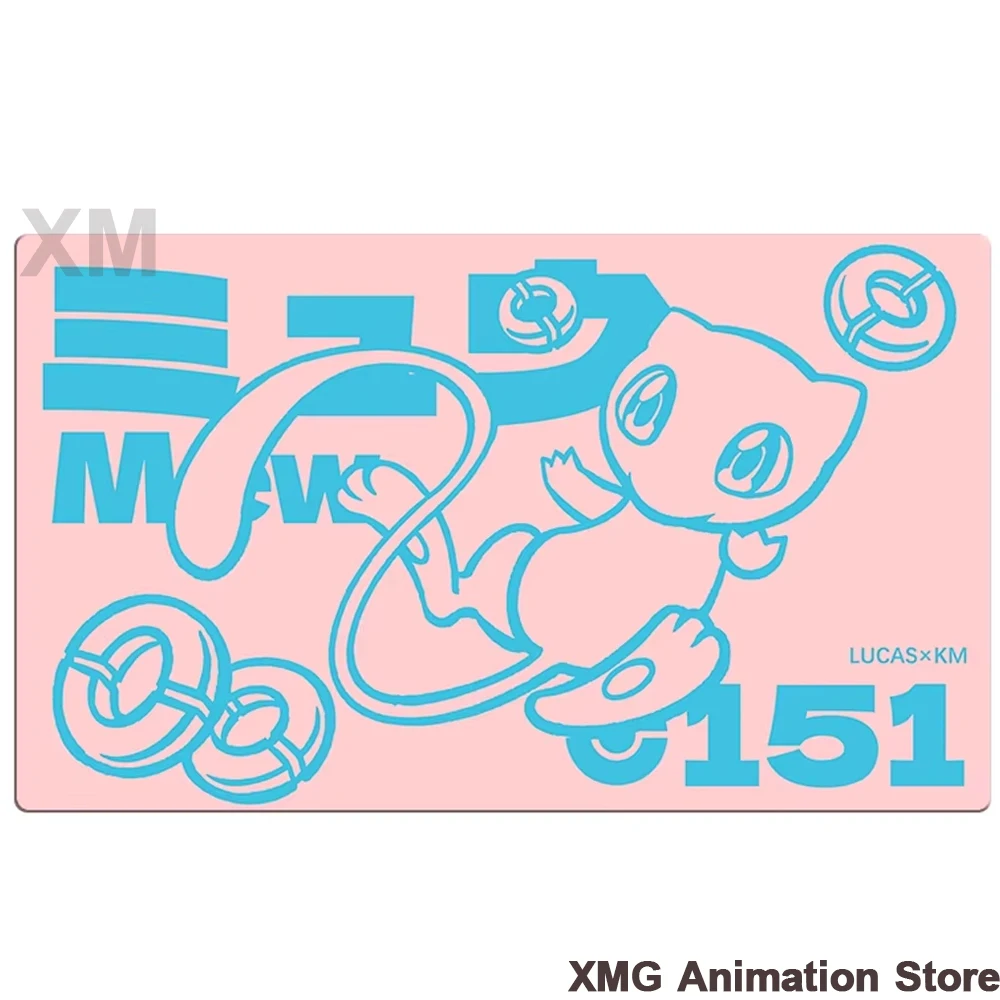 600*350*2MM DIY Pokemon 151 Mew Card Pad TCG Battle Single Player Play Mat Pink PTCG Mouse Pad
600*350*2MM DIY Pokemon 151 Mew Card Pad TCG Battle Single Player Play Mat Pink PTCG Mouse Pad