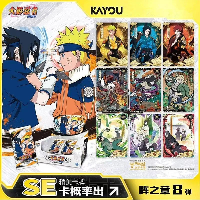 KAYOU Anime Original Naruto Cards T4w8 Chapter of The Array Box Added Rare SE SP AR Collection Cards Toy Christmas Gifts
KAYOU Anime Original Naruto Cards T4w8 Chapter of The Array Box Added Rare SE SP AR Collection Cards Toy Christmas Gifts