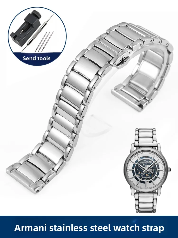 Stainless Steel Watch Strap for Armani AR1981 1648 1945 2500 Stainless Steel Bracelet 22mm Steel Strap
Stainless Steel Watch Strap for Armani AR1981 1648 1945 2500 Stainless Steel Bracelet 22mm Steel Strap