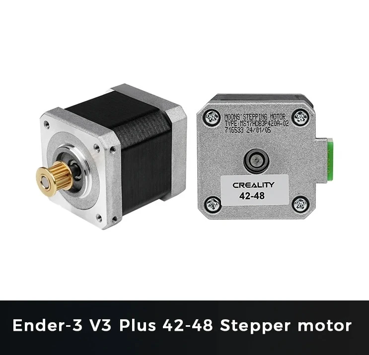 42-48 Stepper Motor for Creality Ender-3 V3 Plus, 2A 1.8 Degree Round Shaft Nema 17 Motor, 3D Printer Replacement Parts
42-48 Stepper Motor for Creality Ender-3 V3 Plus, 2A 1.8 Degree Round Shaft Nema 17 Motor, 3D Printer Replacement Parts